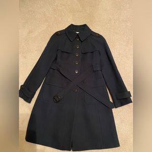 Ann Taylor Loft Navy Dress Coat. Size 4